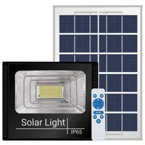 100 Watt Solar Flood Light for Outdoor (White Light)