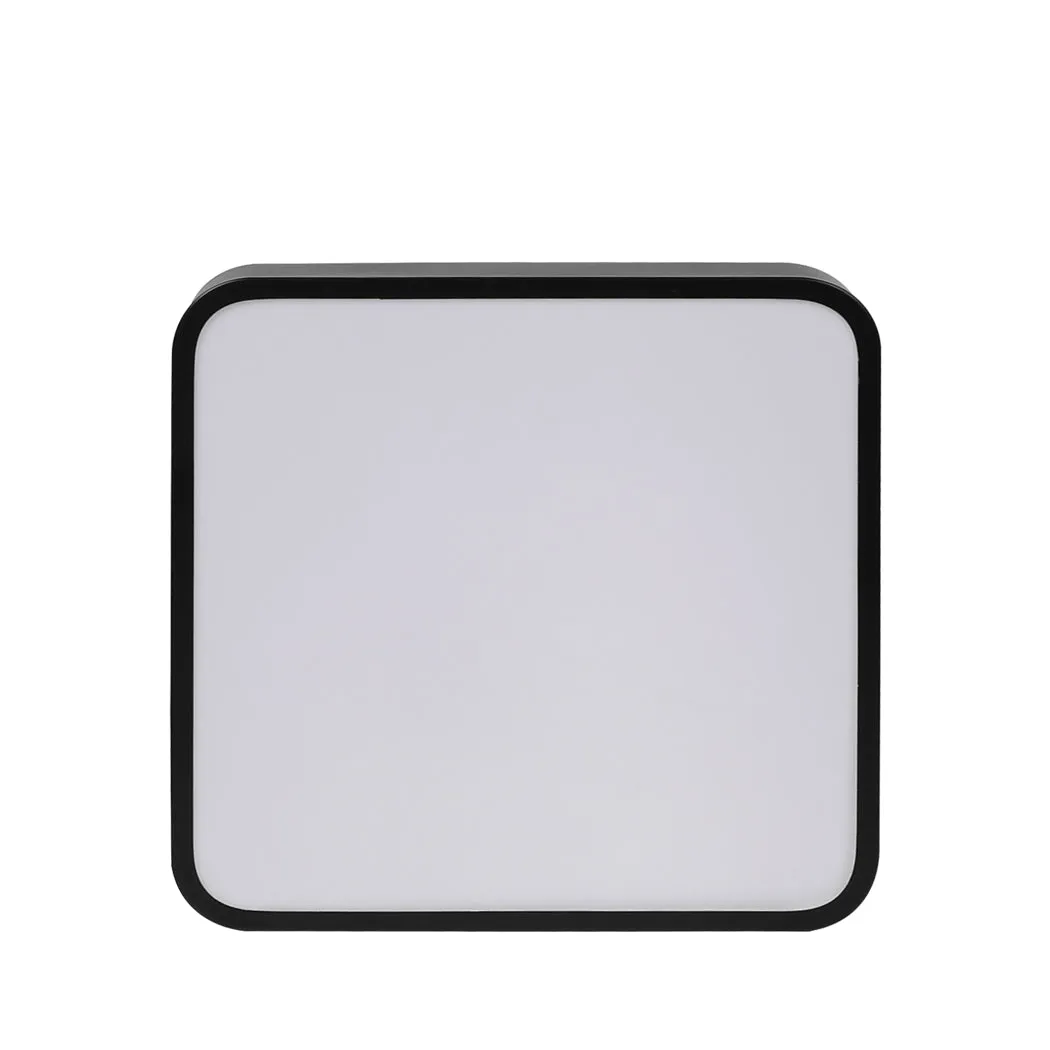 3-Colour Ultra-Thin 5cm Led Ceiling Light Modern Surface Mount 72W Black