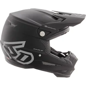 6D ATR-2 Solid Helmet - Matte Black