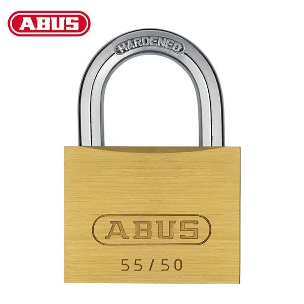 Abus - 55066B - Economy Solid Brass Padlock - Optional Width - Optional Keying