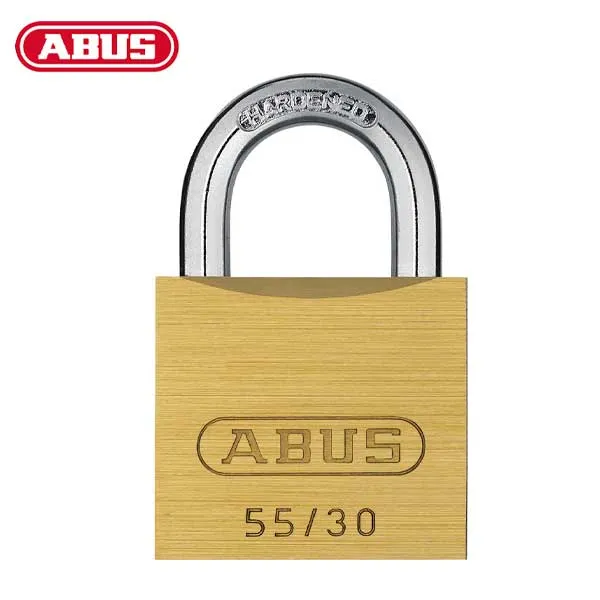 Abus - 55066B - Economy Solid Brass Padlock - Optional Width - Optional Keying