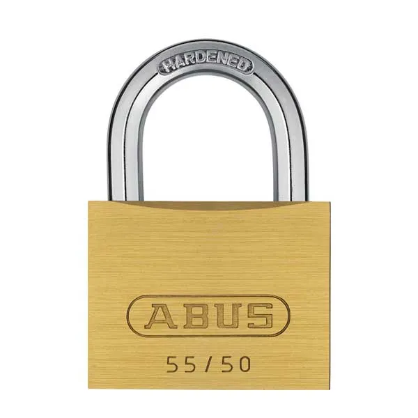 Abus - 55066B - Economy Solid Brass Padlock - Optional Width - Optional Keying