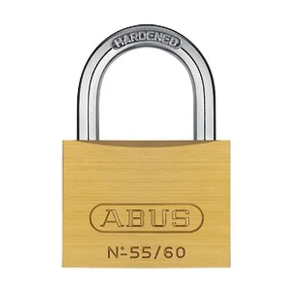 Abus - 55911 - Padlock Brass 55/60