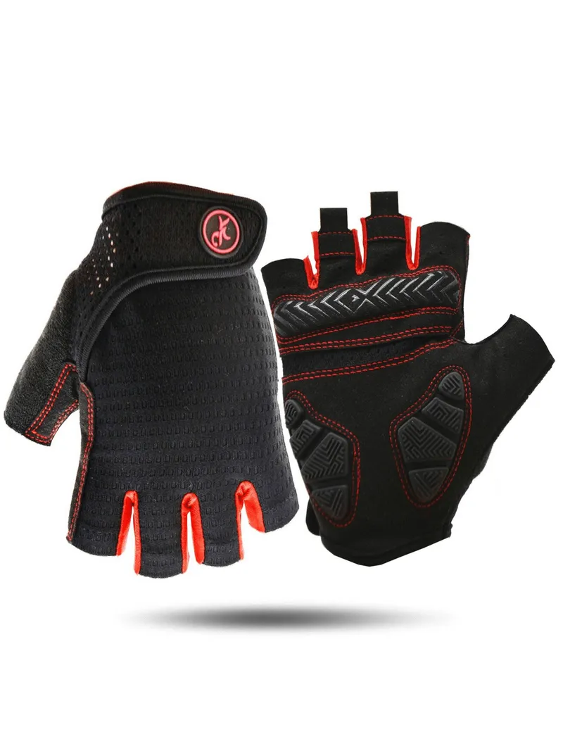 Anti-Shock Breathable Motorcycle Cycling Gloves Half Finger - SF0535