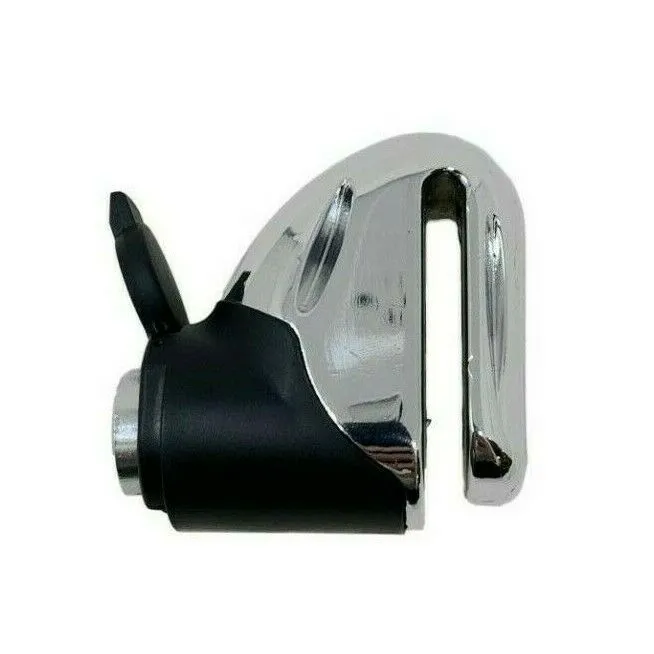 Areo E-Scooter Heavy Duty Disc Lock With Pouch - Chrome - 2 Keys - 5.5mm Pin