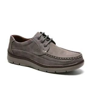 Aston Marc Men's Comfortable Lace-Up Casual Shoes, Gray