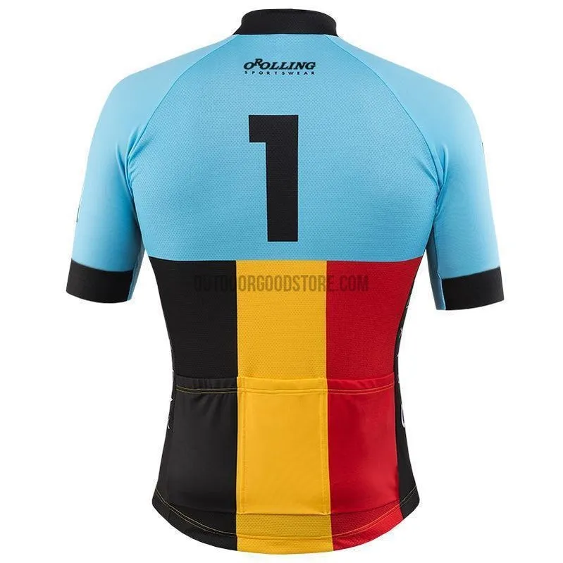 Belgium Retro Cycling Jersey