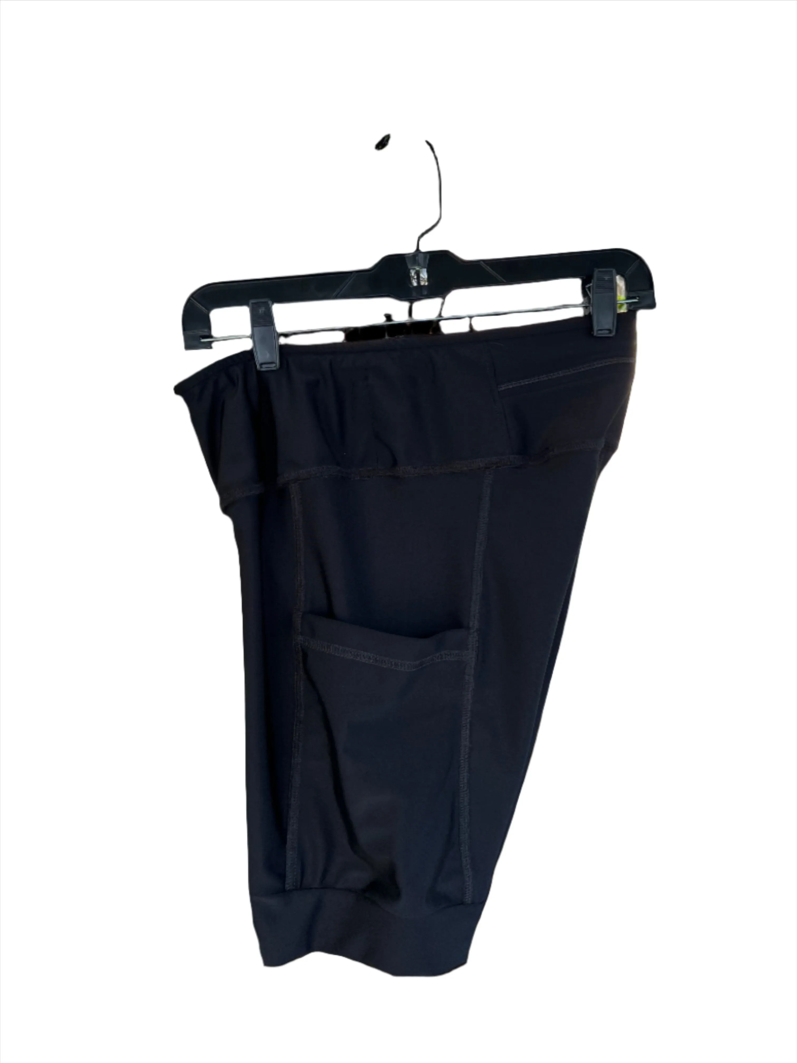 Black Silk Cycling Shorts - L