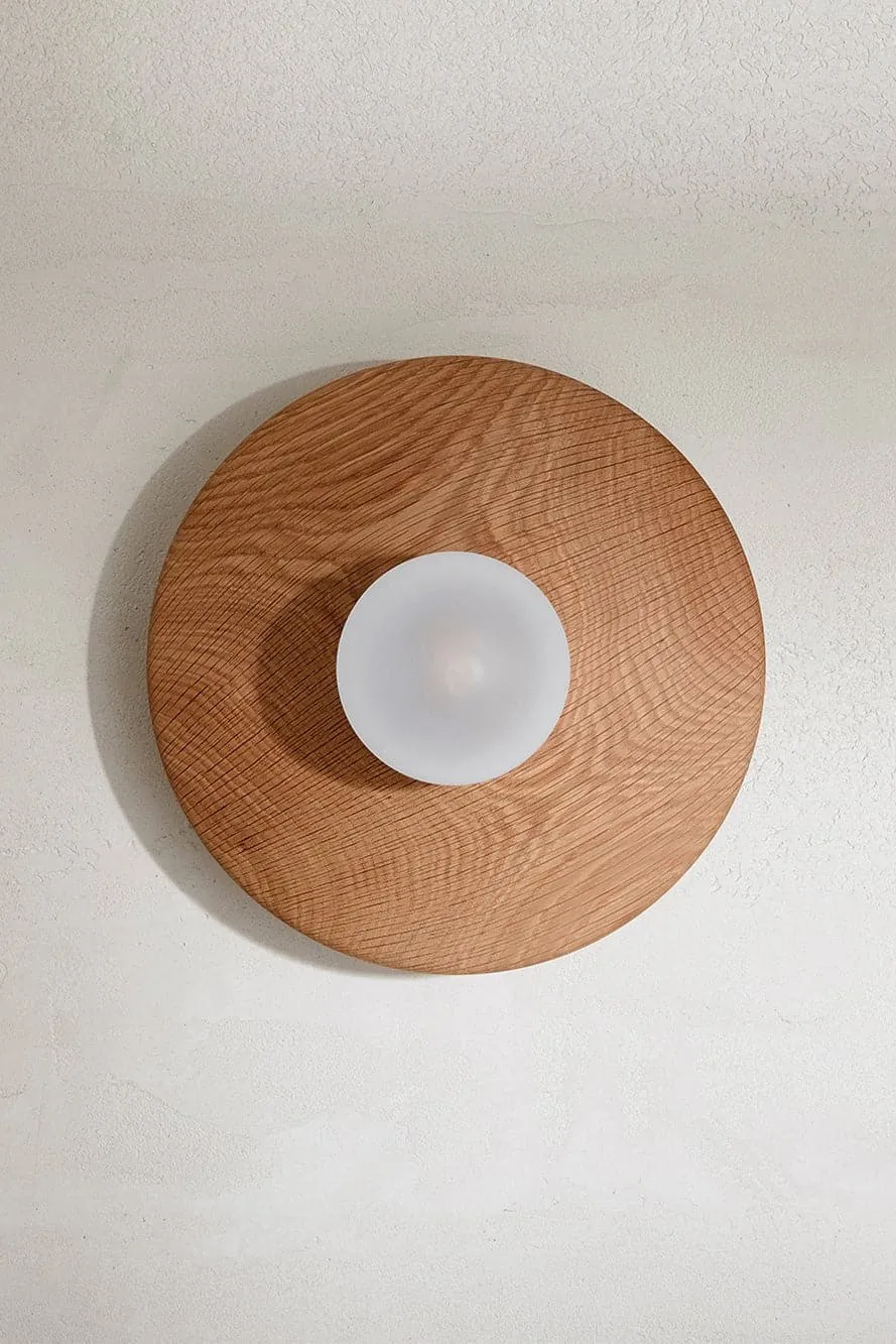 Bright Beads Disc Wall Light