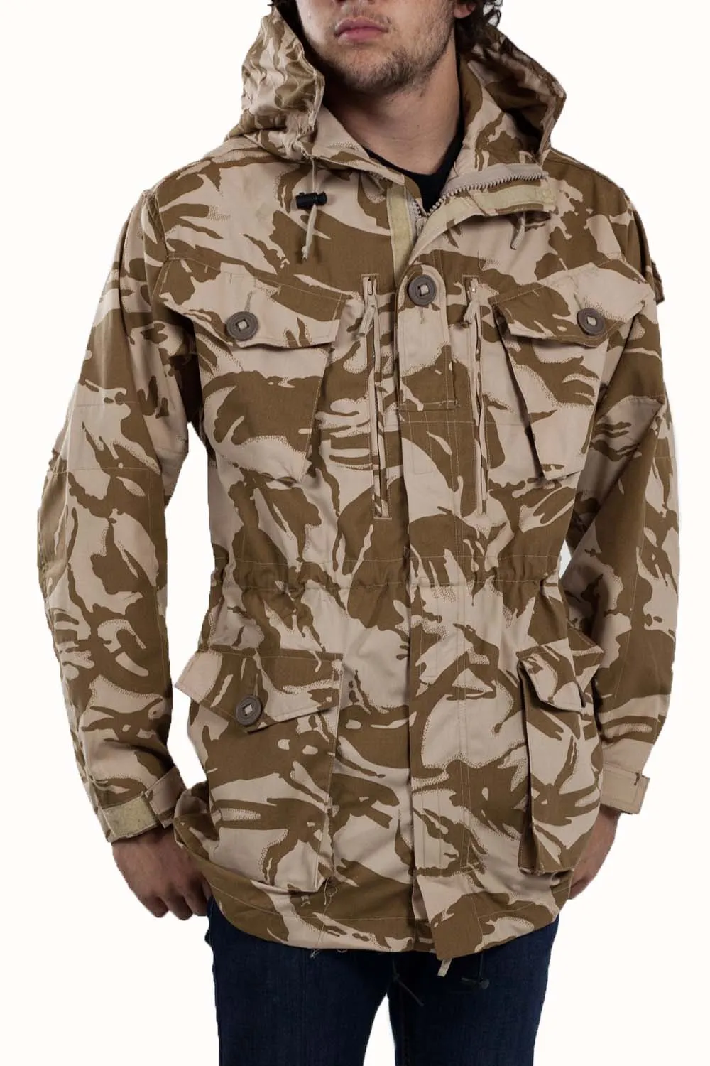 British Desert Camo Windproof Smock - Genuine - Unissued