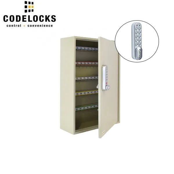 CodeLocks - Key Secure Hook Padlock Cabinet w/ KL1000 - Keyless Access - Private & Public Function - Master & User - Optional Storage