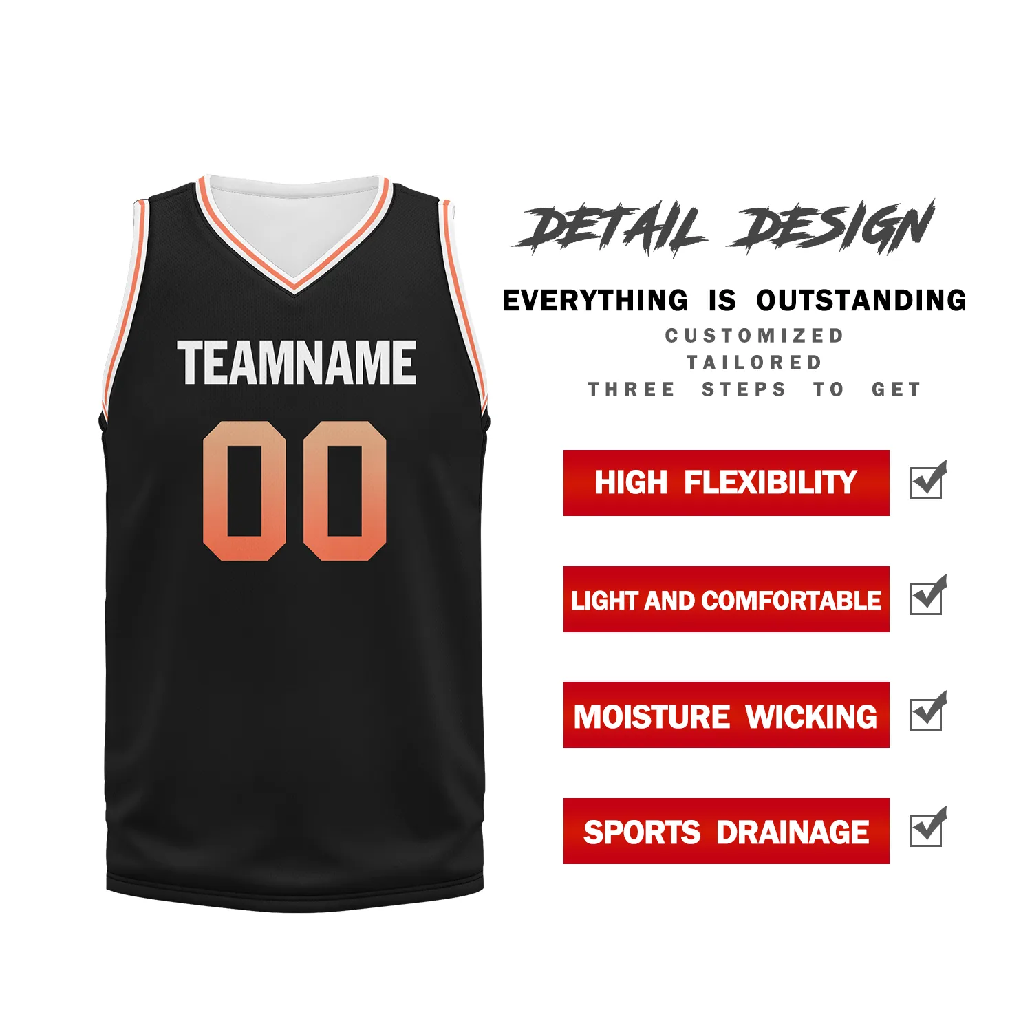 Custom Black Classic Style Sports Uniform Basketball Jersey BBJ01-bd0a70b8