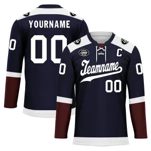 Custom Blue Personalized Hockey Jersey HCKJ01-D0a70eb