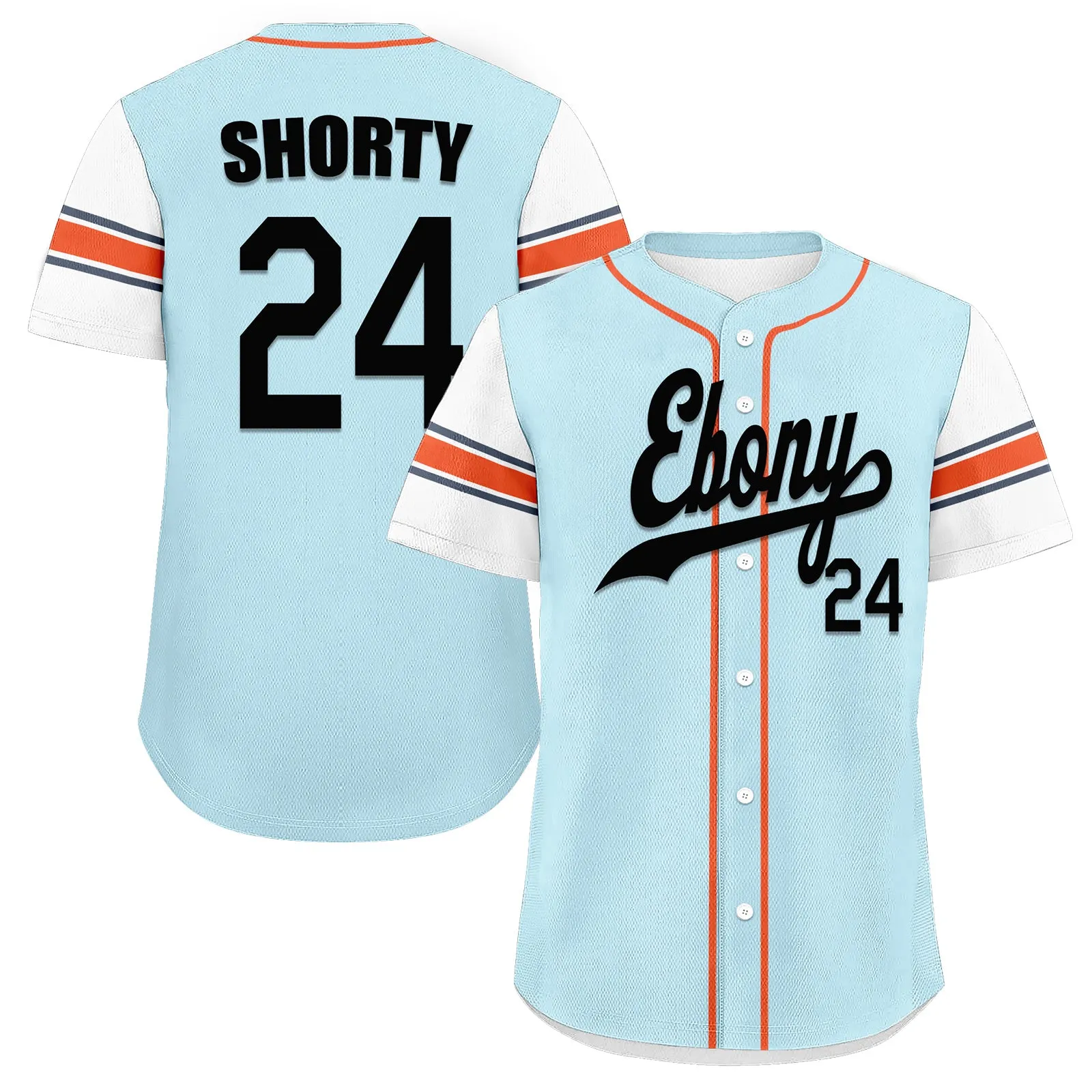 Custom Light Blue Classic Style White Authentic Baseball Jersey BSBJ01-D020287-1