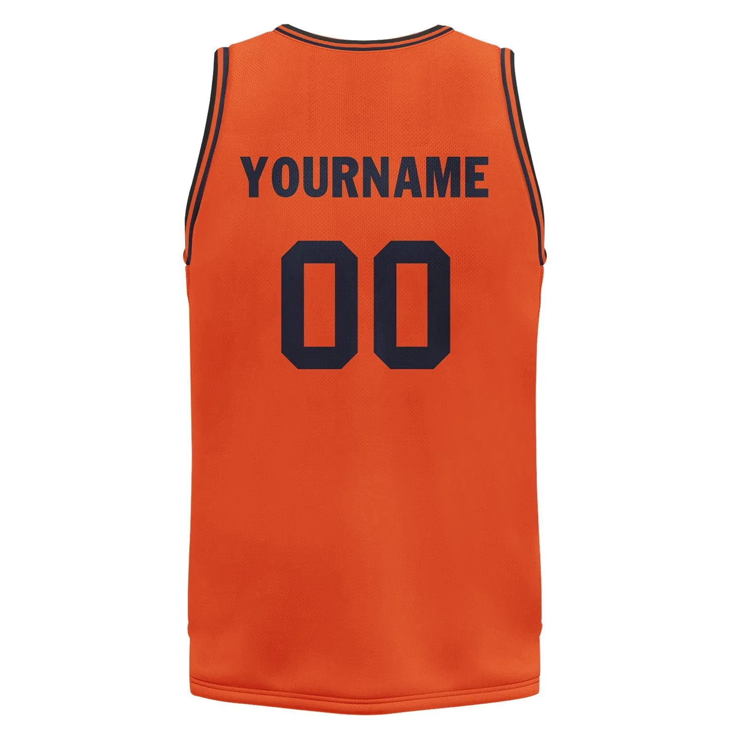 Custom Orange Classic Style Sports Uniform Basketball Jersey BBJ01-D020105-8