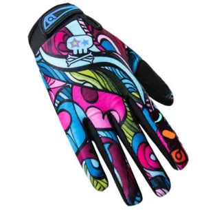 Cycling Gloves Full Finger Touch Pad Fingertips Microfiber, Lycra, Gel