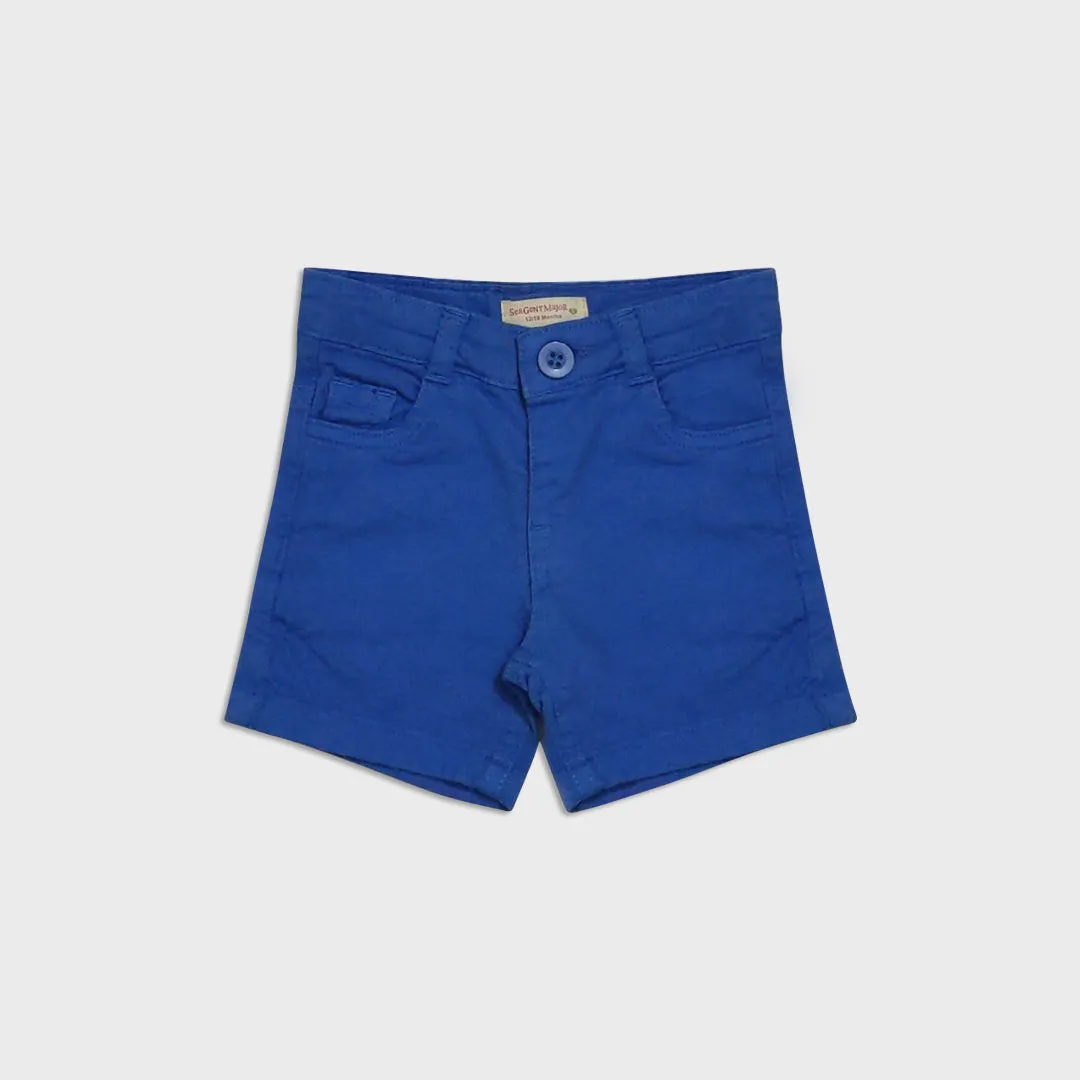 DP - Kids 'Royal Blue' Stretchable Denim Shorts DP199