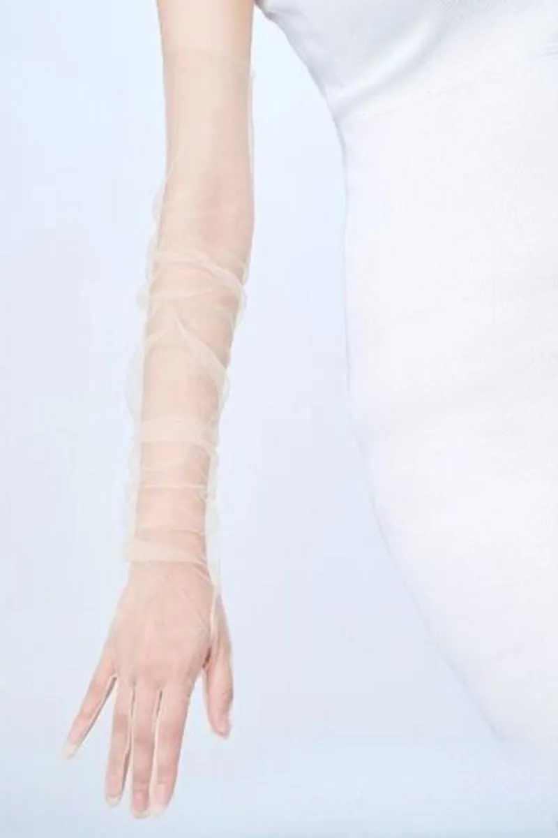 Elbow Long Wedding Gloves