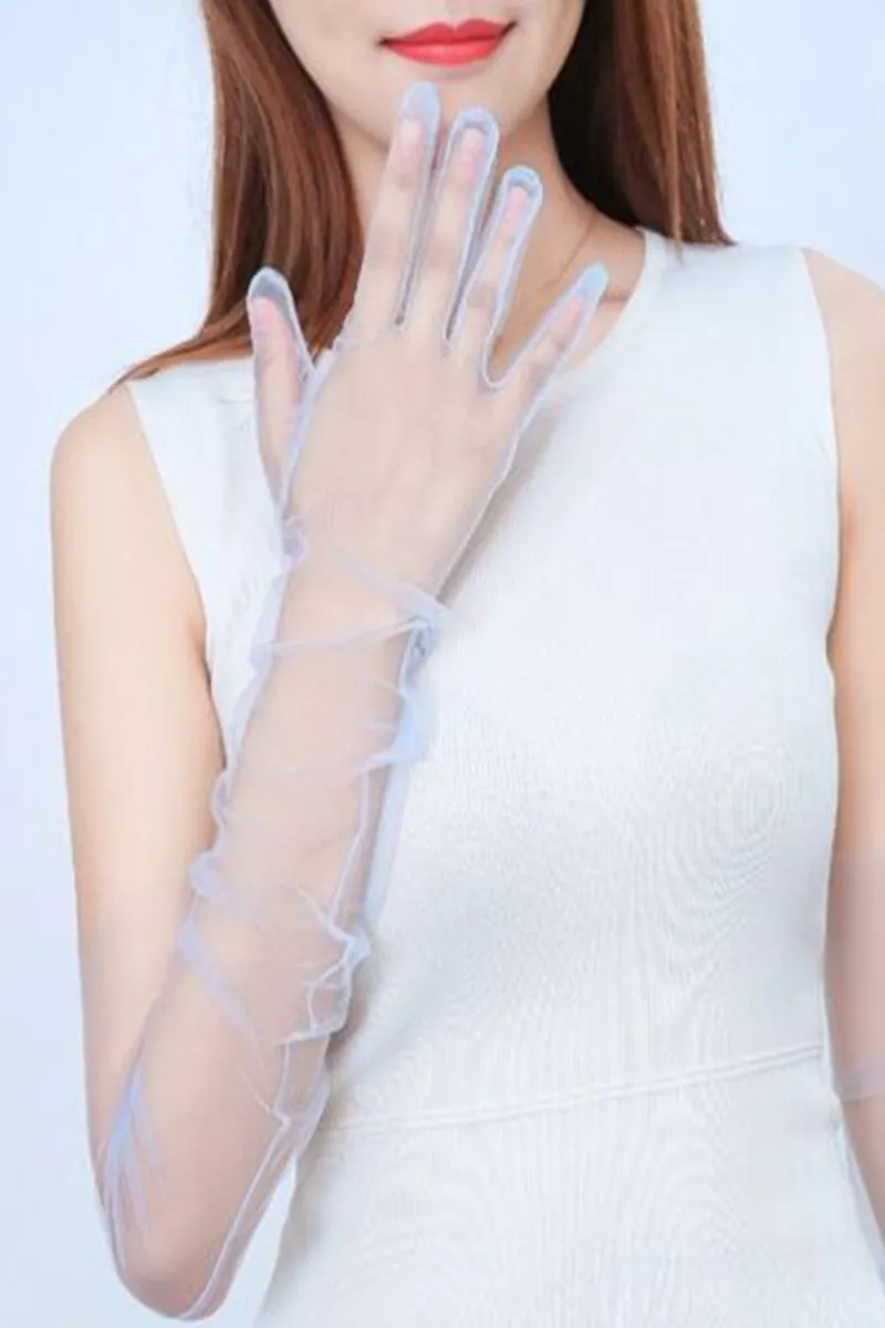 Elbow Long Wedding Gloves