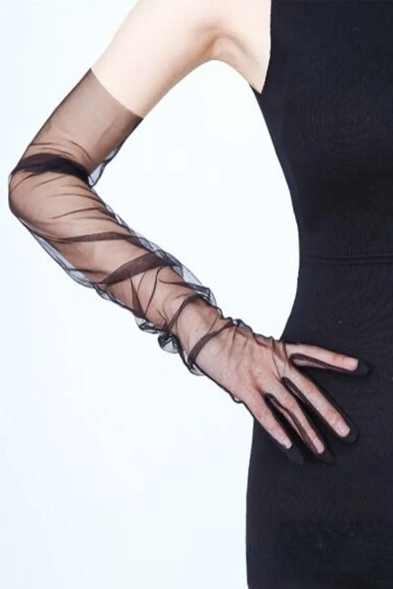 Elbow Long Wedding Gloves