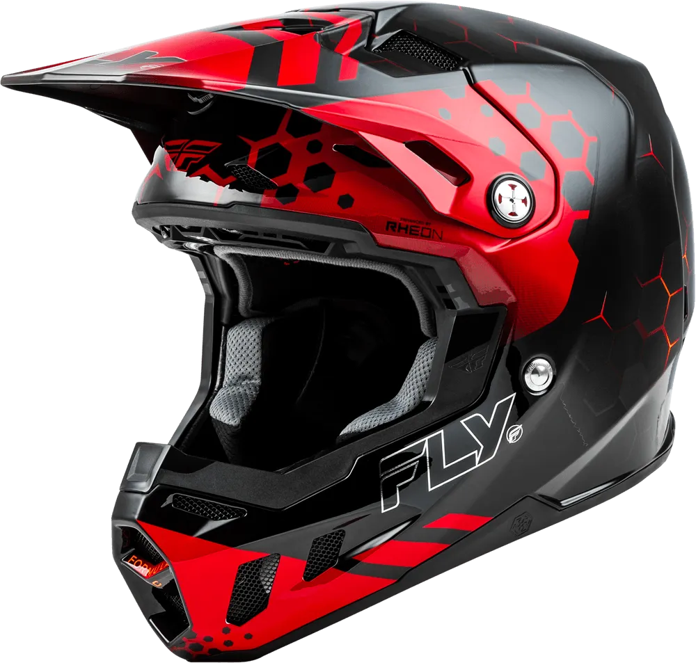 Fly Racing Formula CC Tektonic Helmet Black/Red/Orange