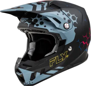 Fly Racing Formula CC Tektonic Helmet Matte Black/Slate/Blue