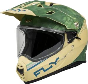 Fly Racing Trekker Kryptek Conceal Helmet Matte Tan/Sage/Black