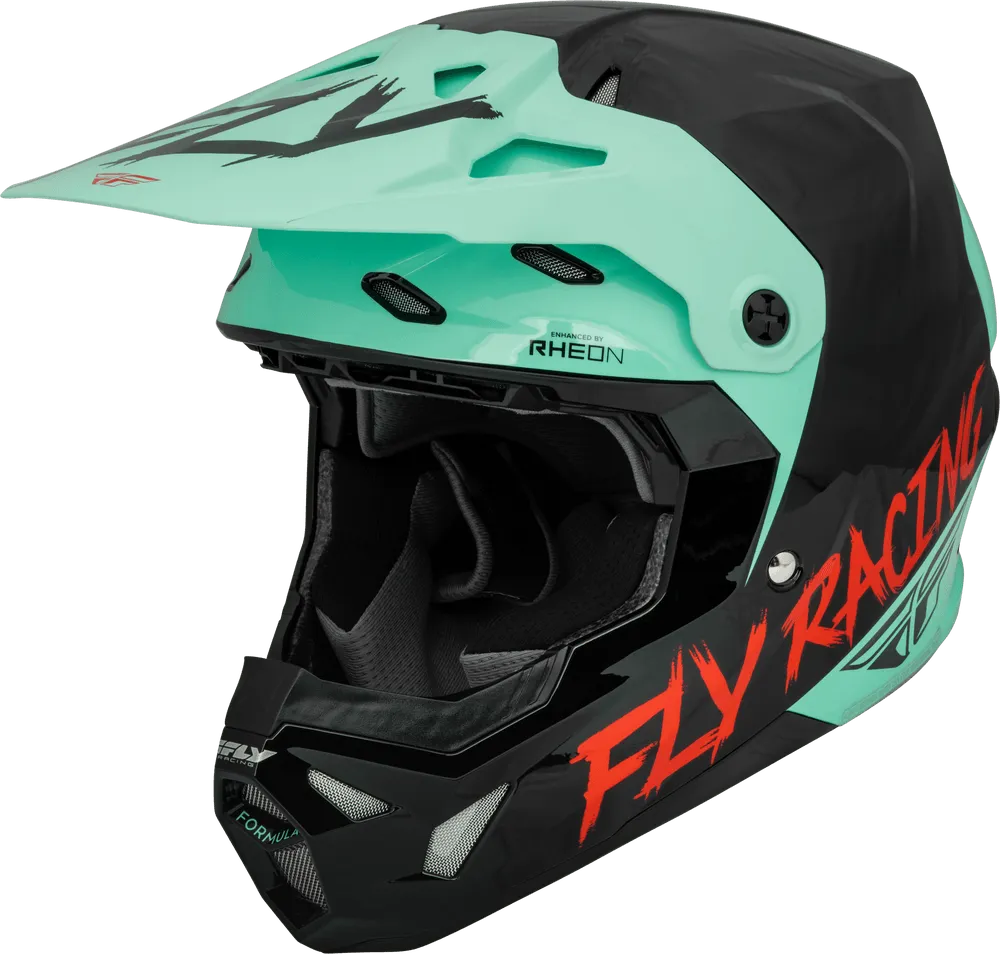 Fly Racing Youth Formula CP S.E. Rave Helmet Black/Mint/Red