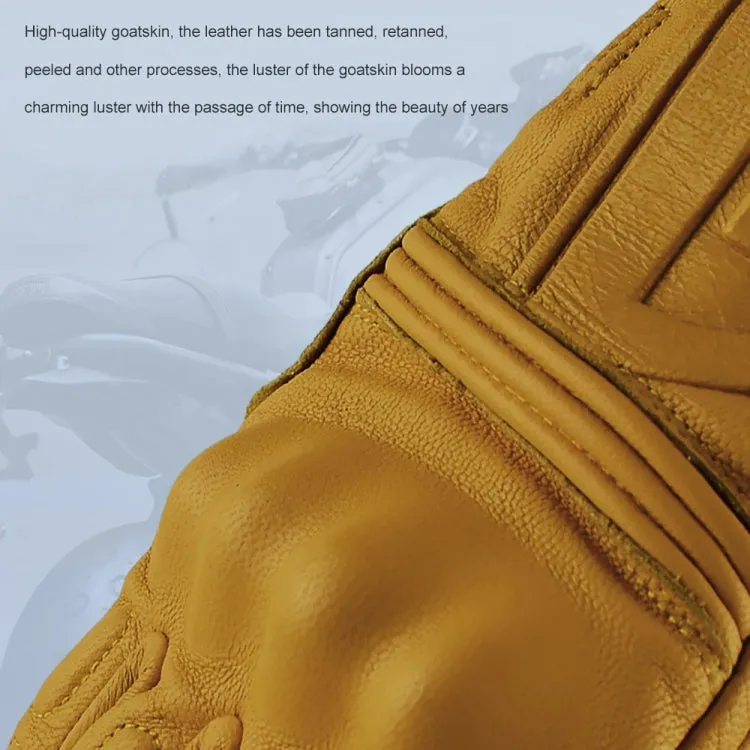 GHOST RACING Motorcycle Riding Anti-fall Warm Breathable Full-finger Gloves, Size: XXL(Without Hole)