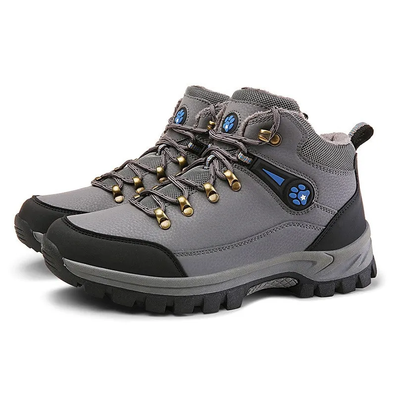 Man's outdoor winter thermal comfortable anti-skid boots