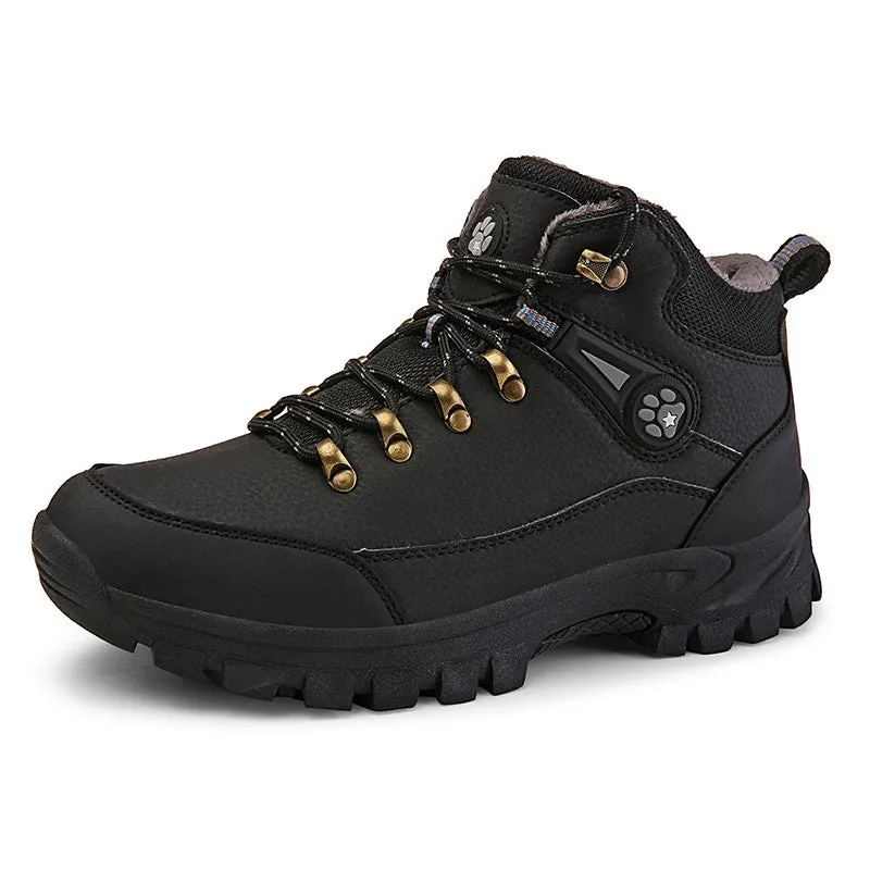 Man's outdoor winter thermal comfortable anti-skid boots