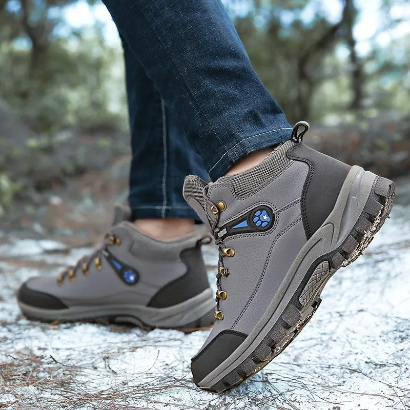 Man's outdoor winter thermal comfortable anti-skid boots