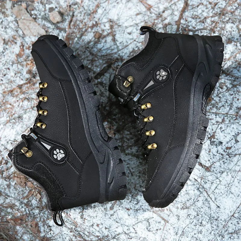 Man's outdoor winter thermal comfortable anti-skid boots