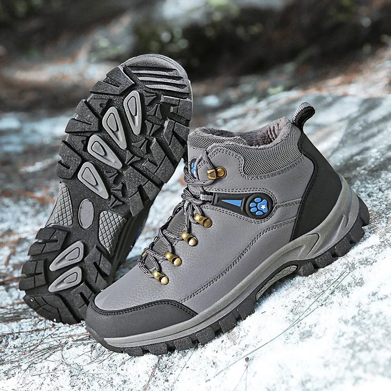 Man's outdoor winter thermal comfortable anti-skid boots