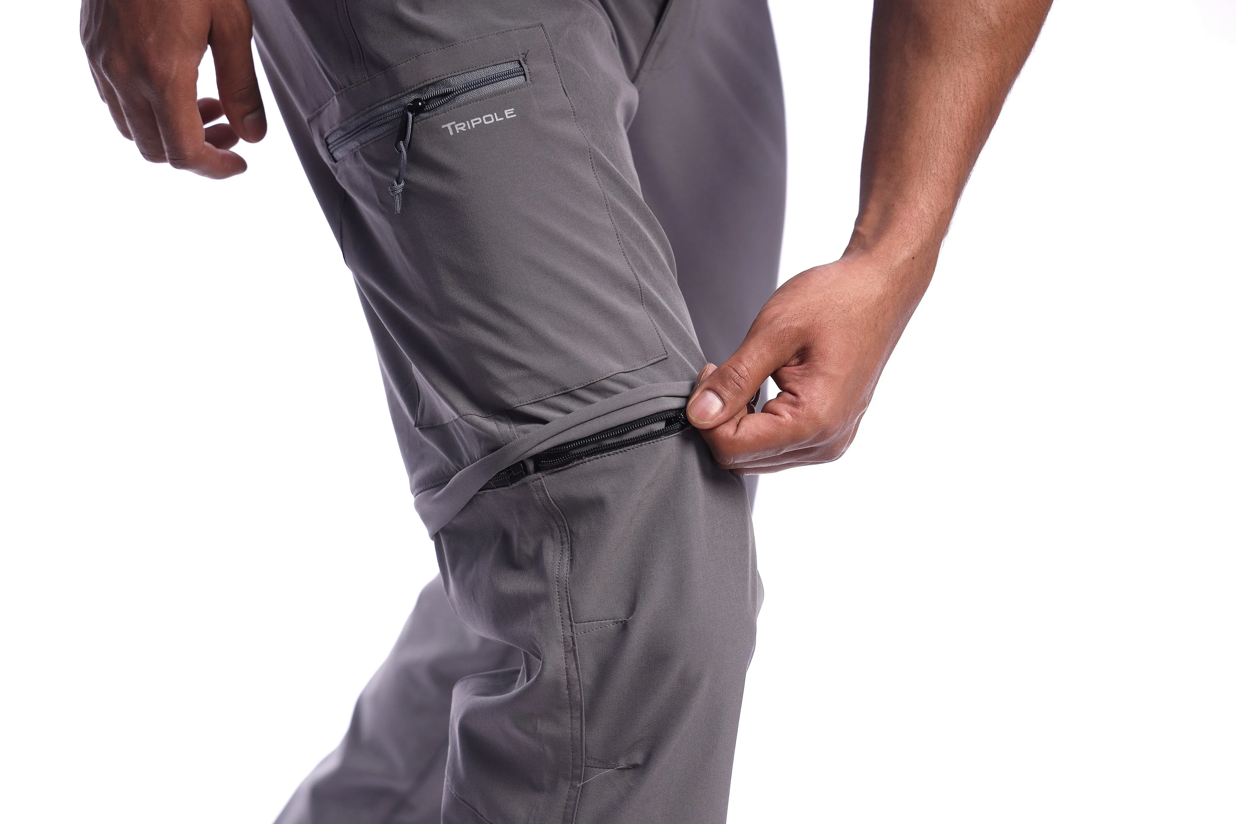 Men's Stretchable Pants for Hiking and Trekking with Detachable Lower