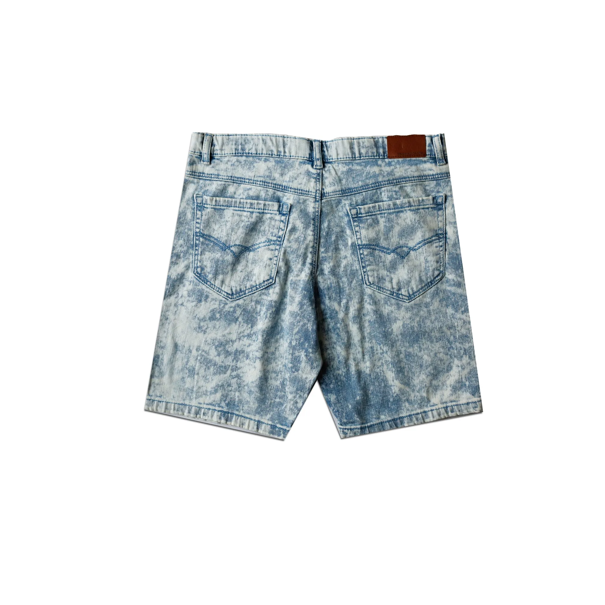 O.M - Boys 'Blue' Faded Wash Denim Short OM508