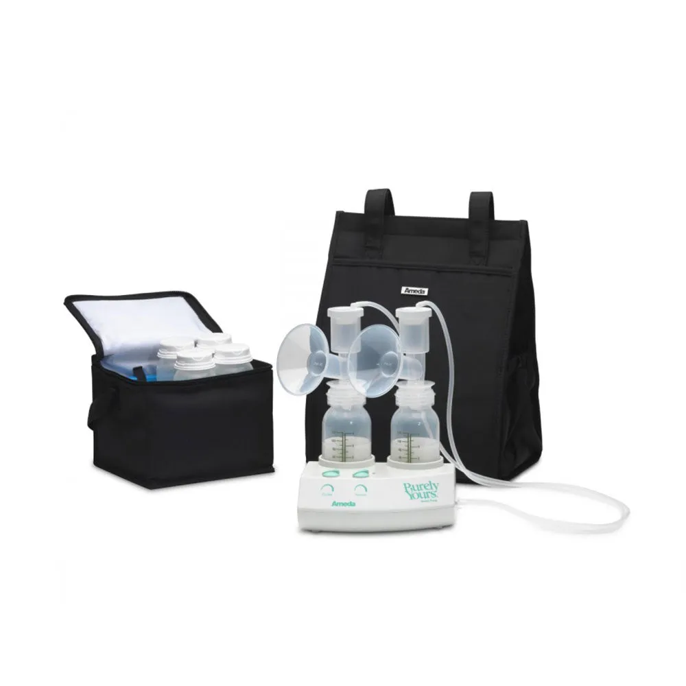 Purely yours 17077P Breast pump with carryall & ac adaptor. 1 count