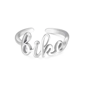 Silver Bike Ring