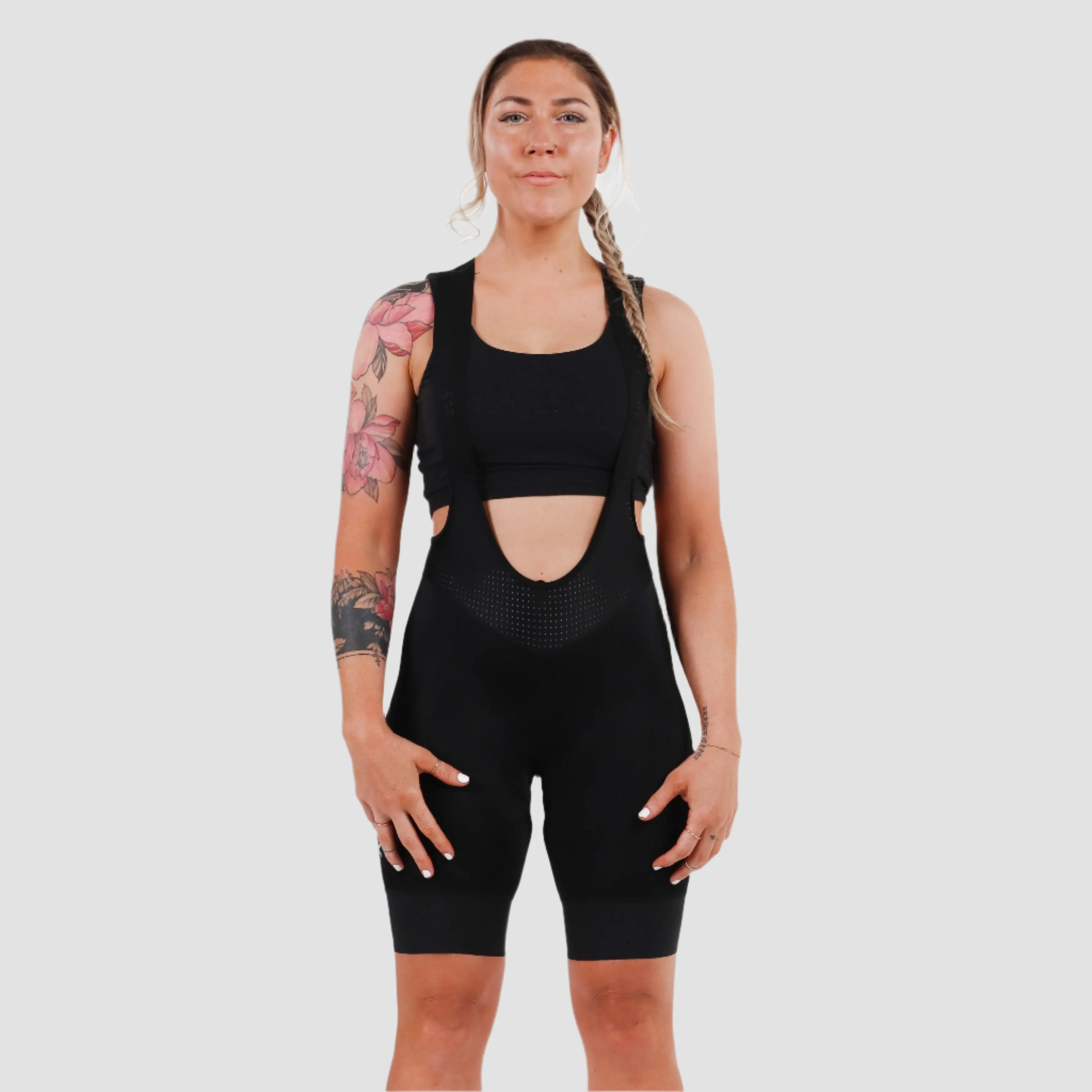 Womens Omni Bib Shorts (Black)