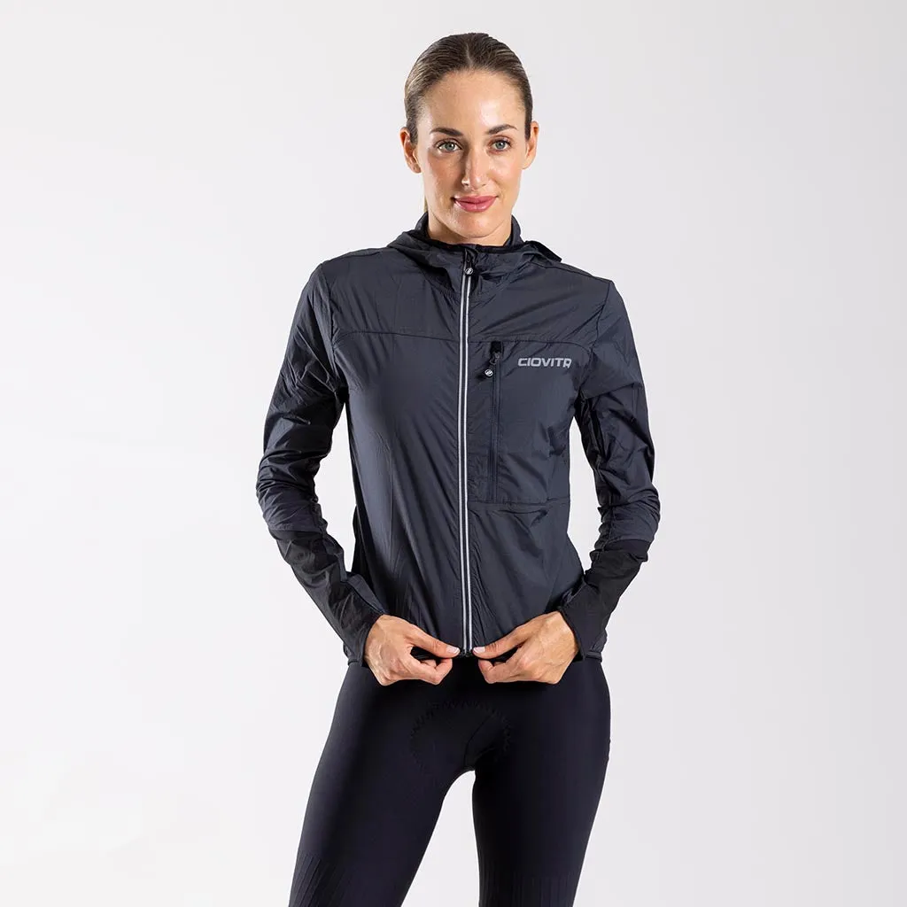 Women's Trovare Lightweight Gravel Jacket (Charcoal)