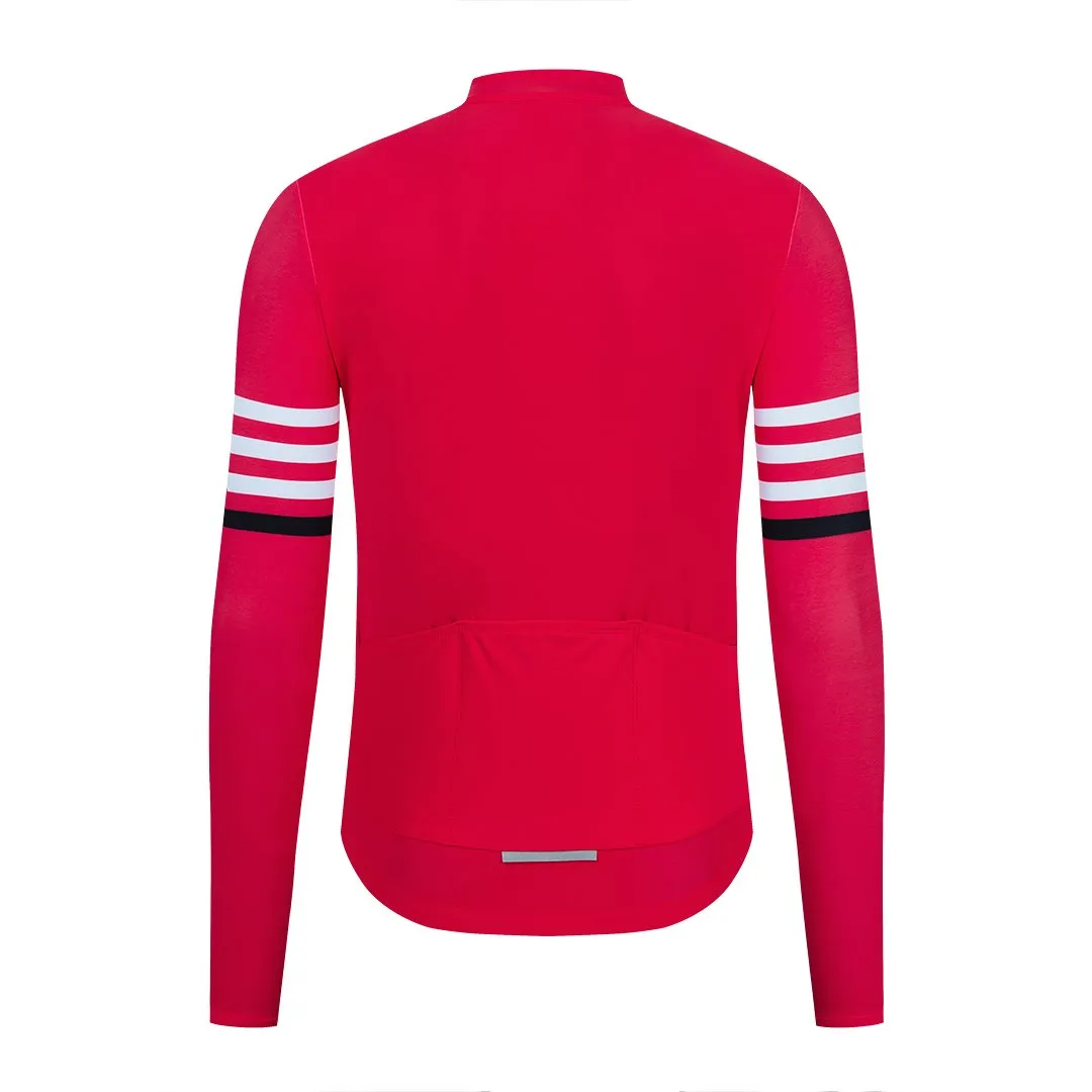 YKYW Men's  MTB Cycling Jersey Jackets Winter 10-20℃ Long Sleeves Fleece Keep Warm 4 Colors